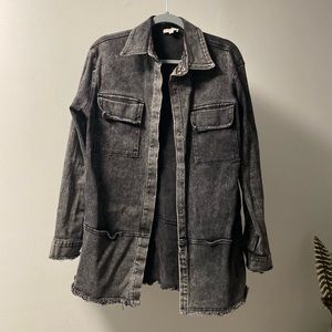 Umgee Black Denim Jacket - Medium